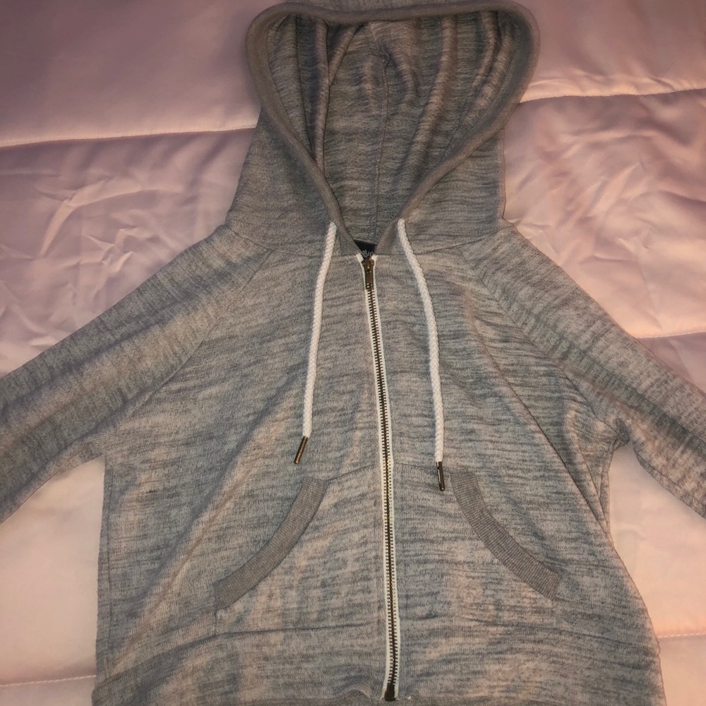 Grey cropped jacket